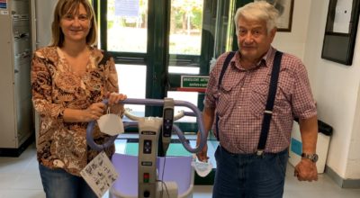 Un nuovo sollevatore elettrico è stato donato alla Casa Residenza Anziani “A. Baccarini” di Russi